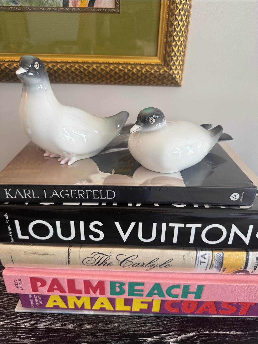 Noritake Bone China pigeons Nippon Toki Kaisha Japan. Set of 2.